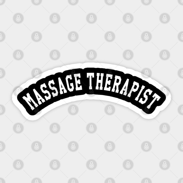 Massage Therapist Sticker by KC Happy Shop